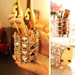 Makeup Brush Holder Gold Bling Crystal Makeup Brush Organizer