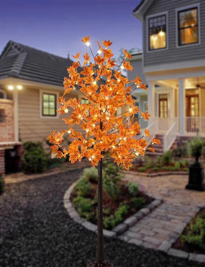 Big Maple Tree, Artificial Floor Lamp Tree for Home Decoration Feet Height