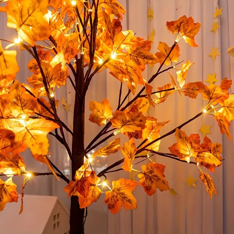Big Maple Tree, Artificial Floor Lamp Tree for Home Decoration Feet Height