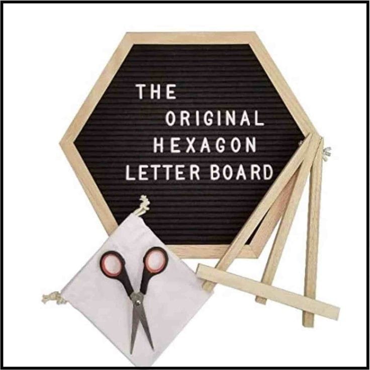 Felt Letter Board, Changeable Letter Board with Letters White 332 Piece - for Baby Announcements, Milestones, Home Decor 332 letter