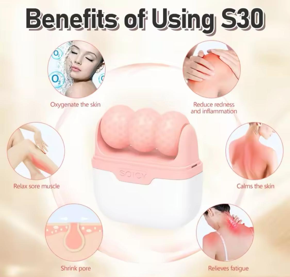 2 in 1 Ice Roller Massager For Face and Body Face Skin Care Tools