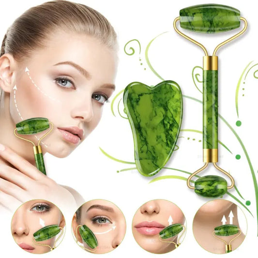 Gua Sha Jade Facial Massage Roller