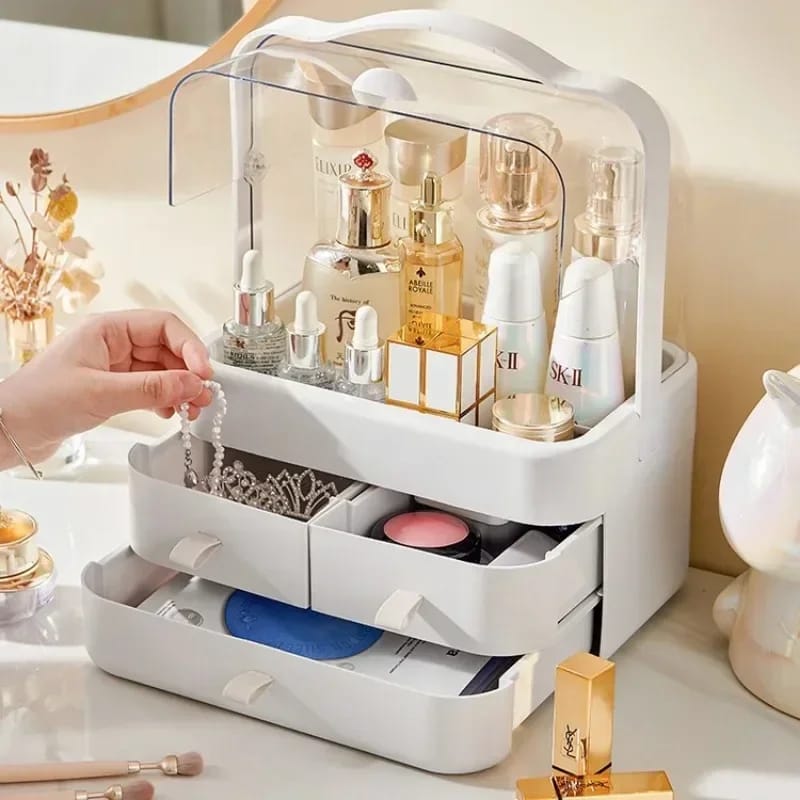 Cosmetic Organizer Countertop Organizer For Makeup And Drawer Countertop Waterproof And Dustproof Skin Care Organizer