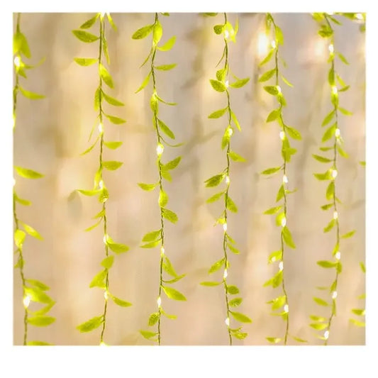 Artificial Vine Leaf Curtain LED String