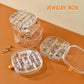 3 layer Acrylic transparent jewellery organizer Ring Necklace Storage