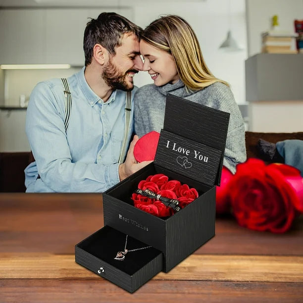 Rose Gift Box with Drawer