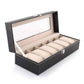 6 Slot Watch Boxes Organizer Pu Leather Material Best Quality