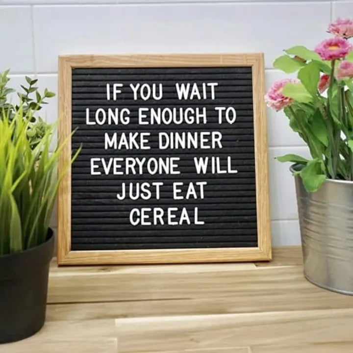 Wooden Message Letter Board