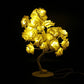 Rose Flower Table Lamp, Valentine Tree Fairy Lights 24LED Rose Flower Tree Lights