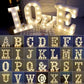 LED Alphabet Led letterA TO Z Light Up Marquee Letters for Night Light Wedding Birthday Party (1 Piece )