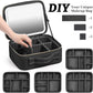 Travel Makeup organizer With 3 Changing LED Light (Makeup not included )