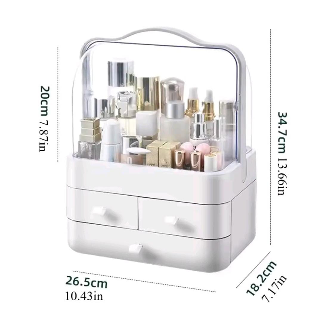 Cosmetic Organizer Countertop Organizer For Makeup And Drawer Countertop Waterproof And Dustproof Skin Care Organizer