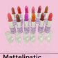 Pack of 12 Matte lipstick Vibrant Colors Water Proof