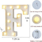 LED Alphabet Led letterA TO Z Light Up Marquee Letters for Night Light Wedding Birthday Party (1 Piece )