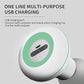 Portable Mini Massager Pocket Massager Support for Man USB Charging 6 Speed Vibration Mode Head and Neck Relaxation Muscles and Pain Relief