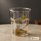 Dried Flower Double Wall Drinking Glass 250 ML