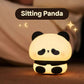 Cute Panda Silicone LED Night Light – Rechargeable Bedside Lamp for Kids & Home Decor desgn Selction from variant