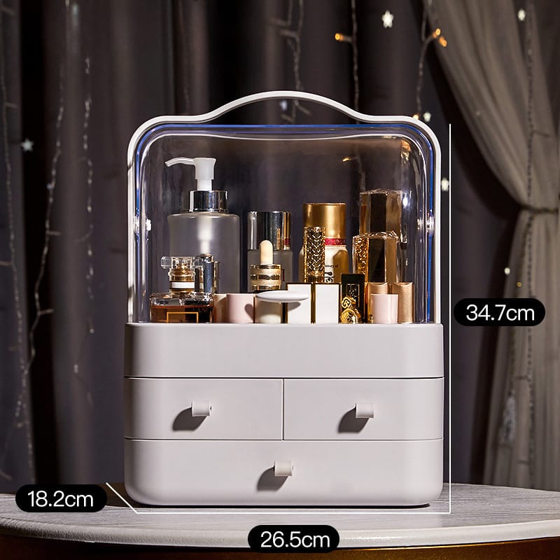 Cosmetic Organizer Countertop Organizer For Makeup And Drawer Countertop Waterproof And Dustproof Skin Care Organizer