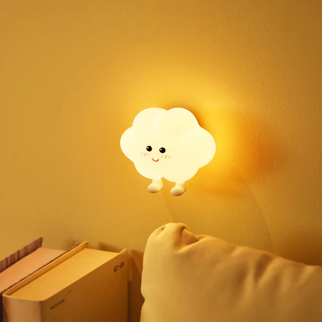 Cute Panda Silicone LED Night Light – Rechargeable Bedside Lamp for Kids & Home Decor desgn Selction from variant