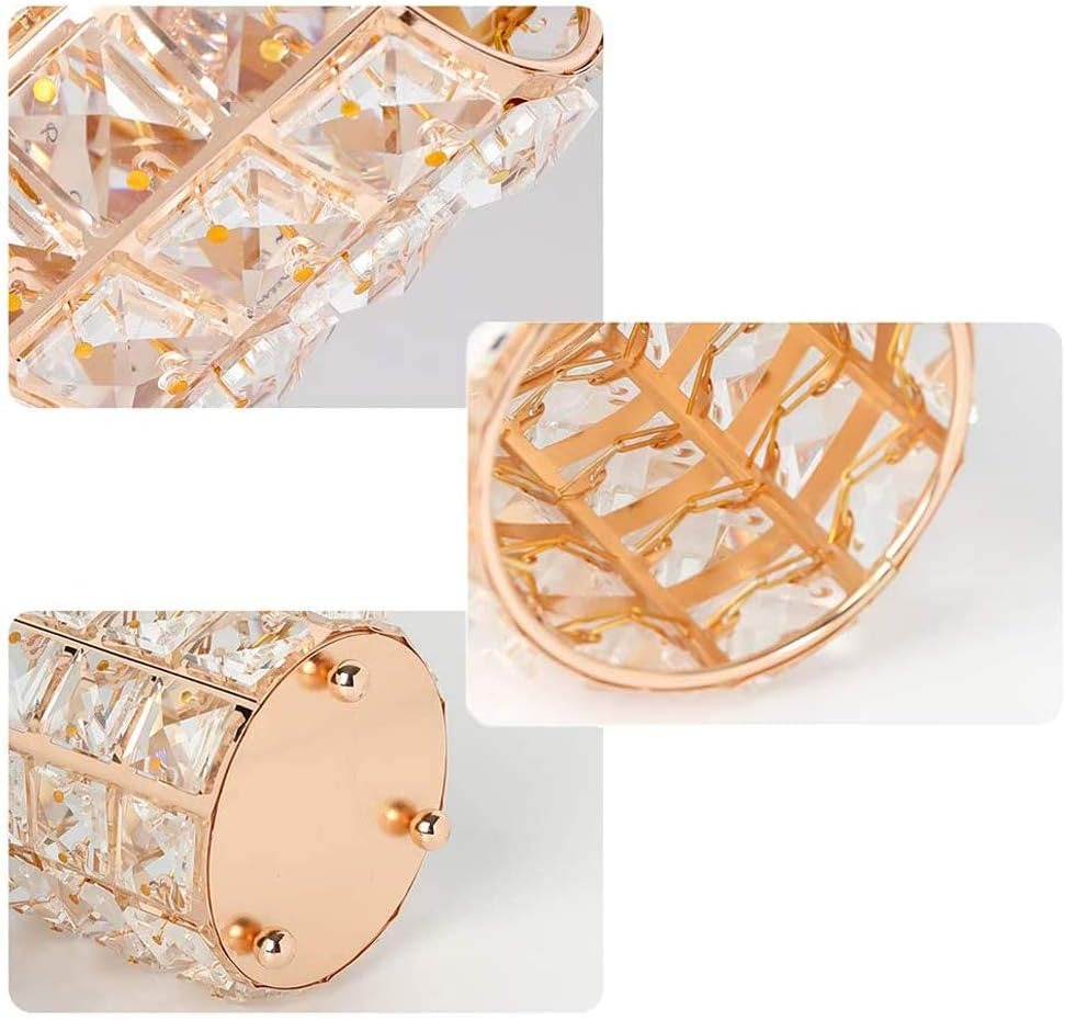 Makeup Brush Holder Gold Bling Crystal Makeup Brush Organizer