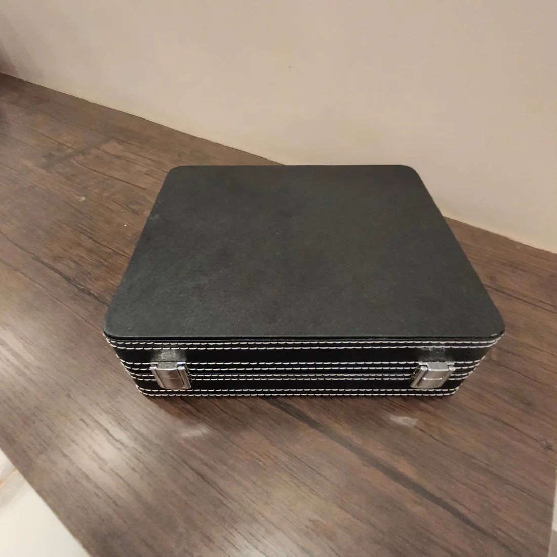 Premium Quality Full Black Pu Leather Watch Box  & Watch Organizer Many Variant 6 Slot ,8 Slot, 12 Slot Available