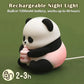 Cute Panda Silicone LED Night Light – Rechargeable Bedside Lamp for Kids & Home Decor desgn Selction from variant