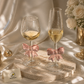 Pink Bow Wine & Champagne Glass – Coquette Style