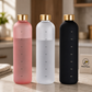 Frosted Water Bottle with Time Marker 1000ml