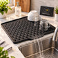 Silicone Dish Drainer Mat for Kitchen Sink & Counter