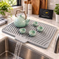 Silicone Dish Drainer Mat for Kitchen Sink & Counter