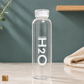 Danny Home Borosilicate Glass Beverage H2O Bottle, 750ml