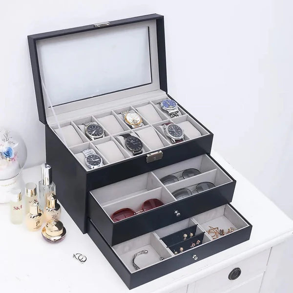 Watch Boxes And Jewellery Boxes Pu Leather Material Best Quality Many Many Variant Available