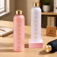 Frosted Water Bottle with Time Marker 1000ml