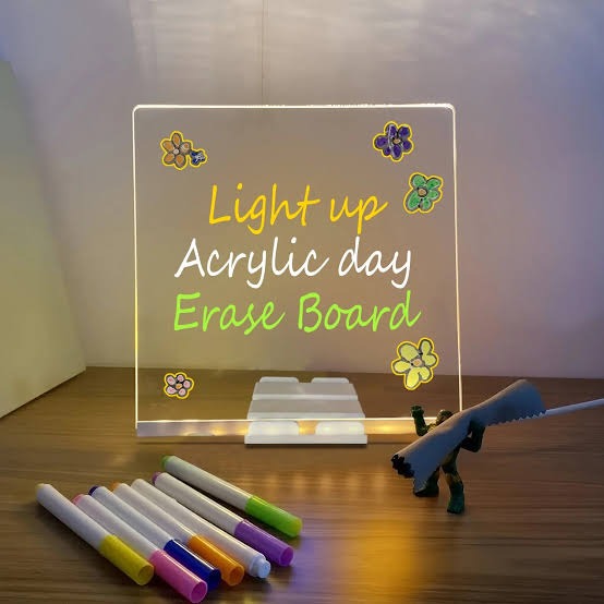 LED Glowing Drawing Board kids lamp