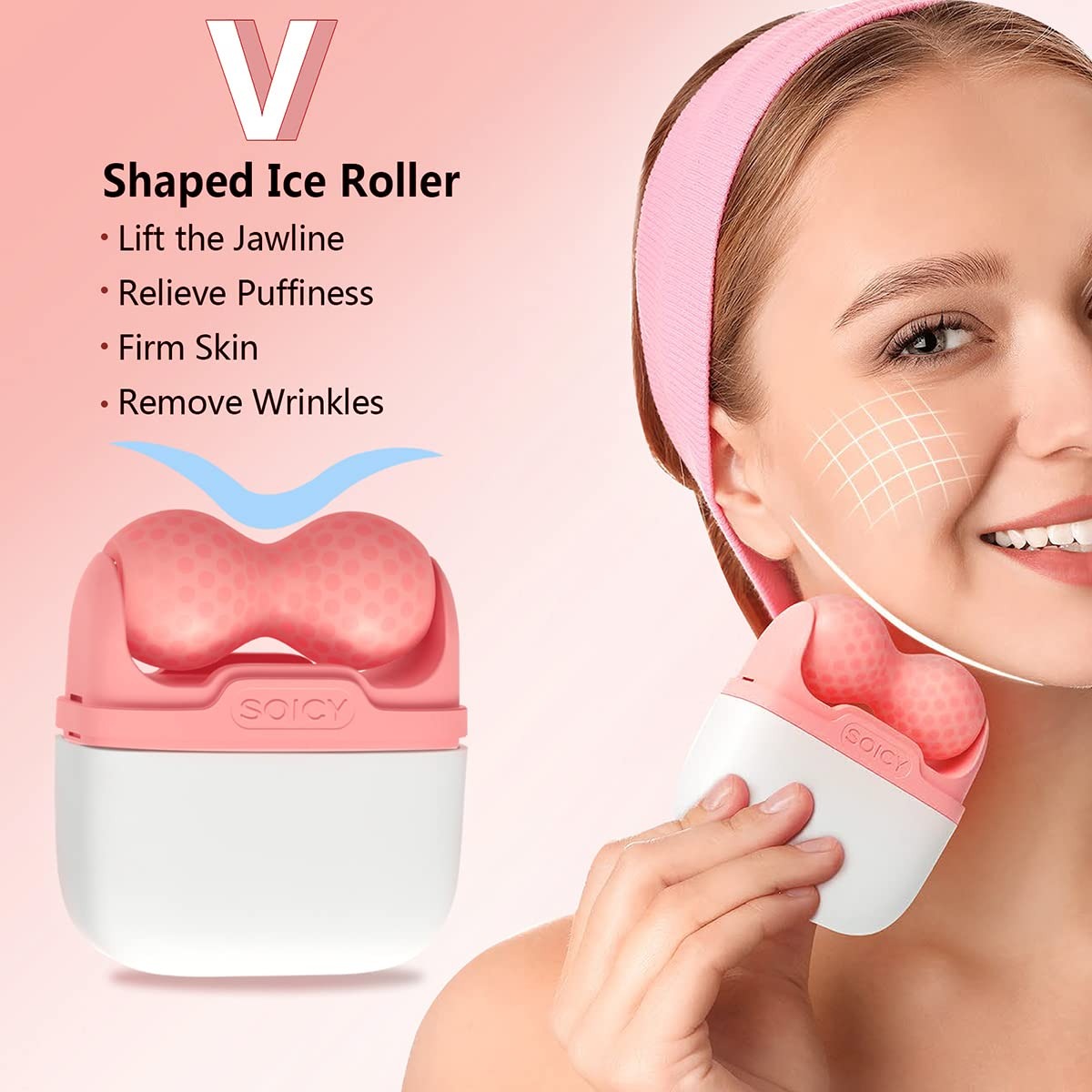 2 in 1 Ice Roller Massager For Face and Body Face Skin Care Tools