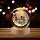 Cloud Moon Astronaut Series Luminous Crystal Ball