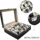 10 Slot Watch Boxes Organizer Pu Leather Material Best Quality