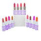 Pack of 12 Matte lipstick Vibrant Colors Water Proof