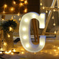 LED Alphabet Led letterA TO Z Light Up Marquee Letters for Night Light Wedding Birthday Party (1 Piece )