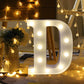 LED Alphabet Led letterA TO Z Light Up Marquee Letters for Night Light Wedding Birthday Party (1 Piece )