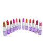 Pack of 12 Matte lipstick Vibrant Colors Water Proof
