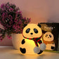 Cute Panda Silicone LED Night Light – Rechargeable Bedside Lamp for Kids & Home Decor desgn Selction from variant