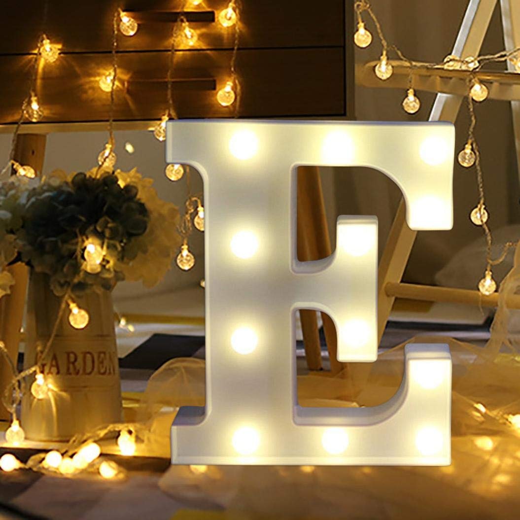 LED Alphabet Led letterA TO Z Light Up Marquee Letters for Night Light Wedding Birthday Party (1 Piece )