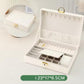 Faux Leather Jewelry Organizer Box Modern Quadrilateral Design for Earrings, , Rings, Necklaces & Bracelets, Multi-Compartment