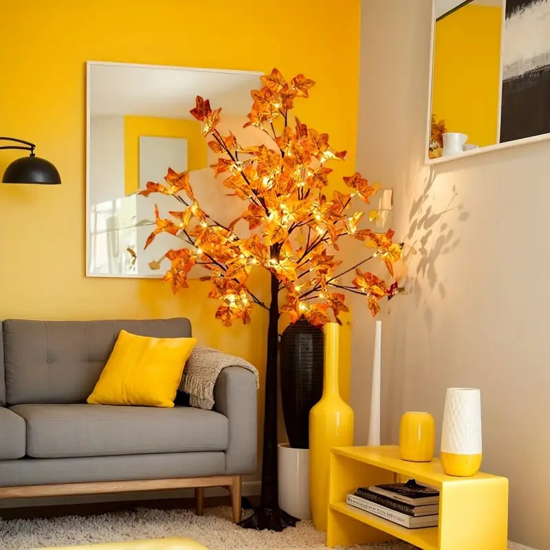 Big Maple Tree, Artificial Floor Lamp Tree for Home Decoration Feet Height
