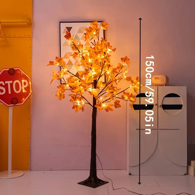 Big Maple Tree, Artificial Floor Lamp Tree for Home Decoration Feet Height