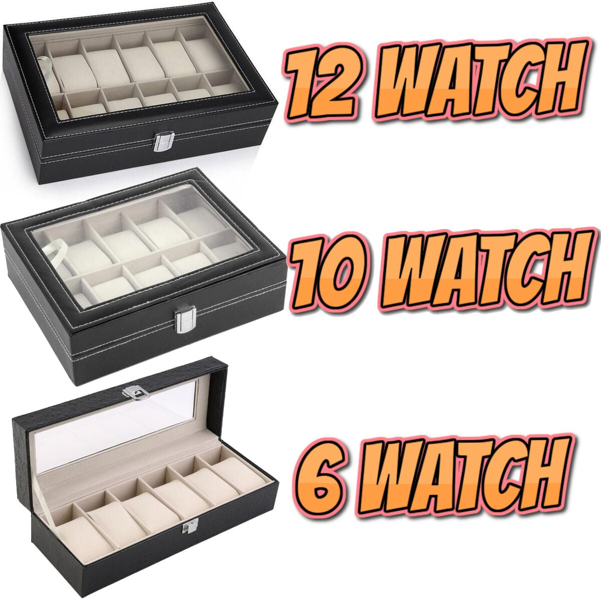 Watch Boxes And Jewellery Boxes Pu Leather Material Best Quality Many Many Variant Available