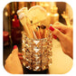 Makeup Brush Holder Gold Bling Crystal Makeup Brush Organizer