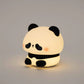 Cute Panda Silicone LED Night Light – Rechargeable Bedside Lamp for Kids & Home Decor desgn Selction from variant