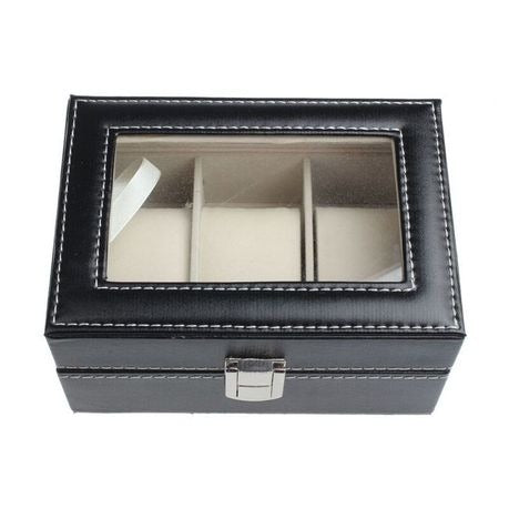 3 Slot Watch Boxes organizer Pu Leather Material Best Quality